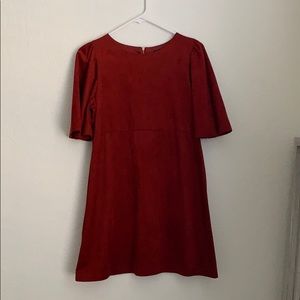 Zara suede dress